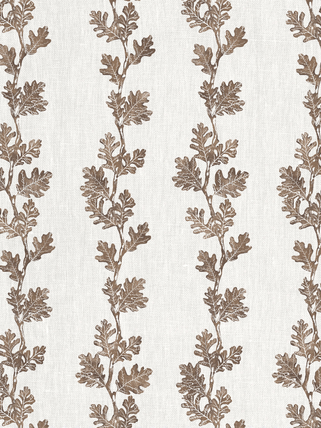 valley oak stripe linen fabric by nathan turner brown