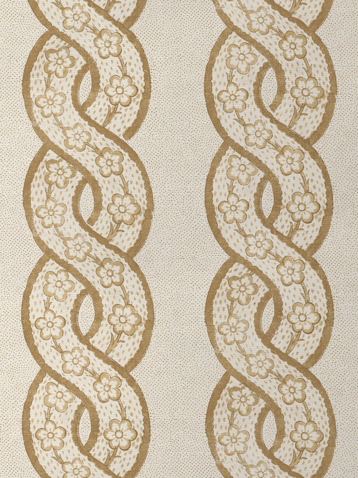 'Whitby' Grasscloth Wallpaper by Nathan Turner - Gold
