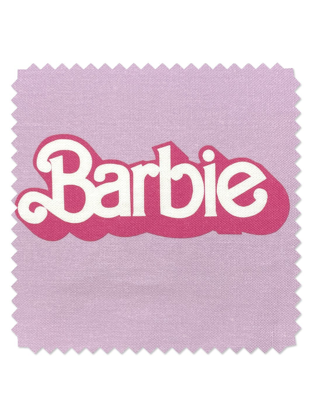 Barbie Car Logo Cotton Fabric