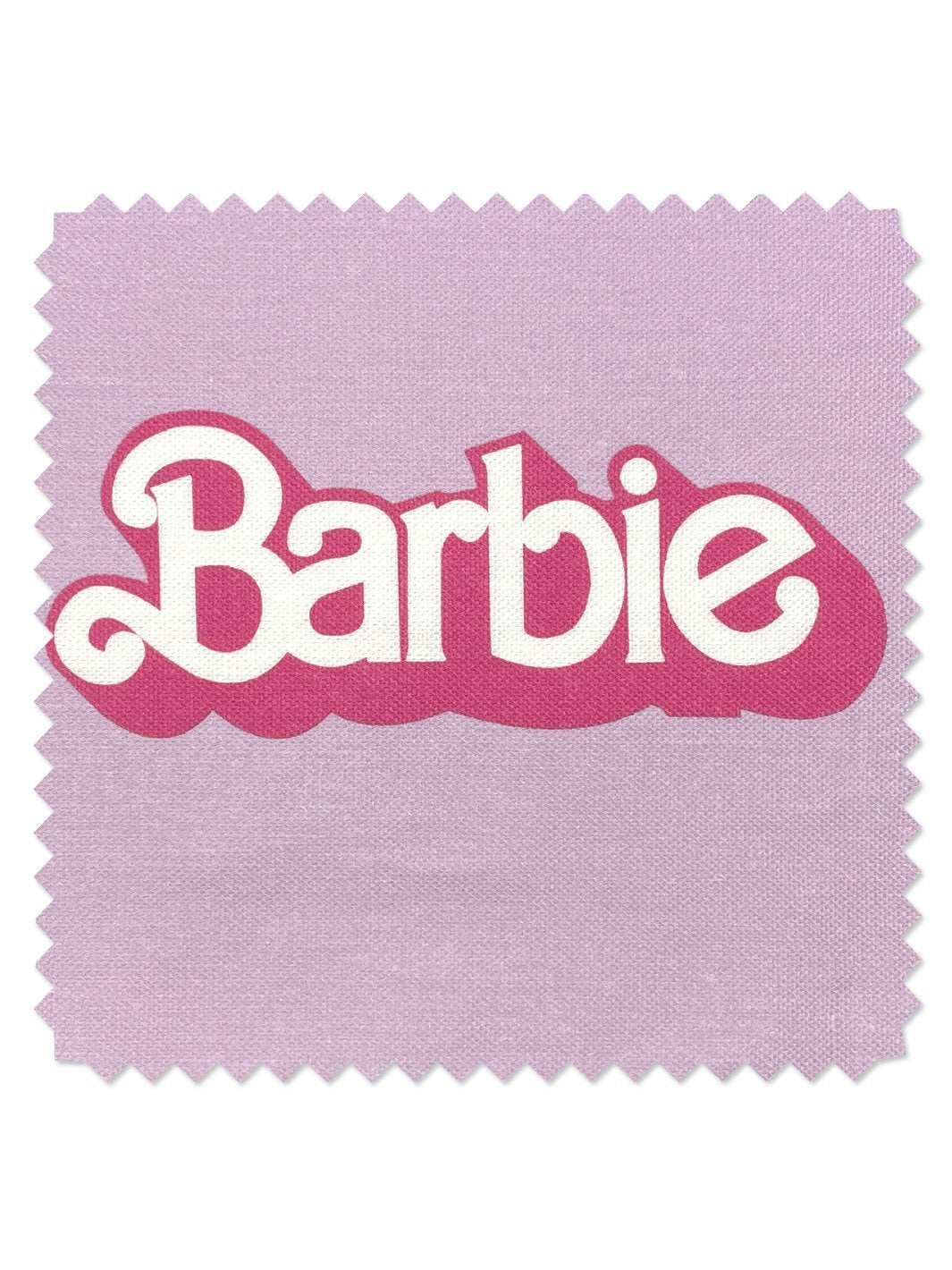 Barbie top logo fabric