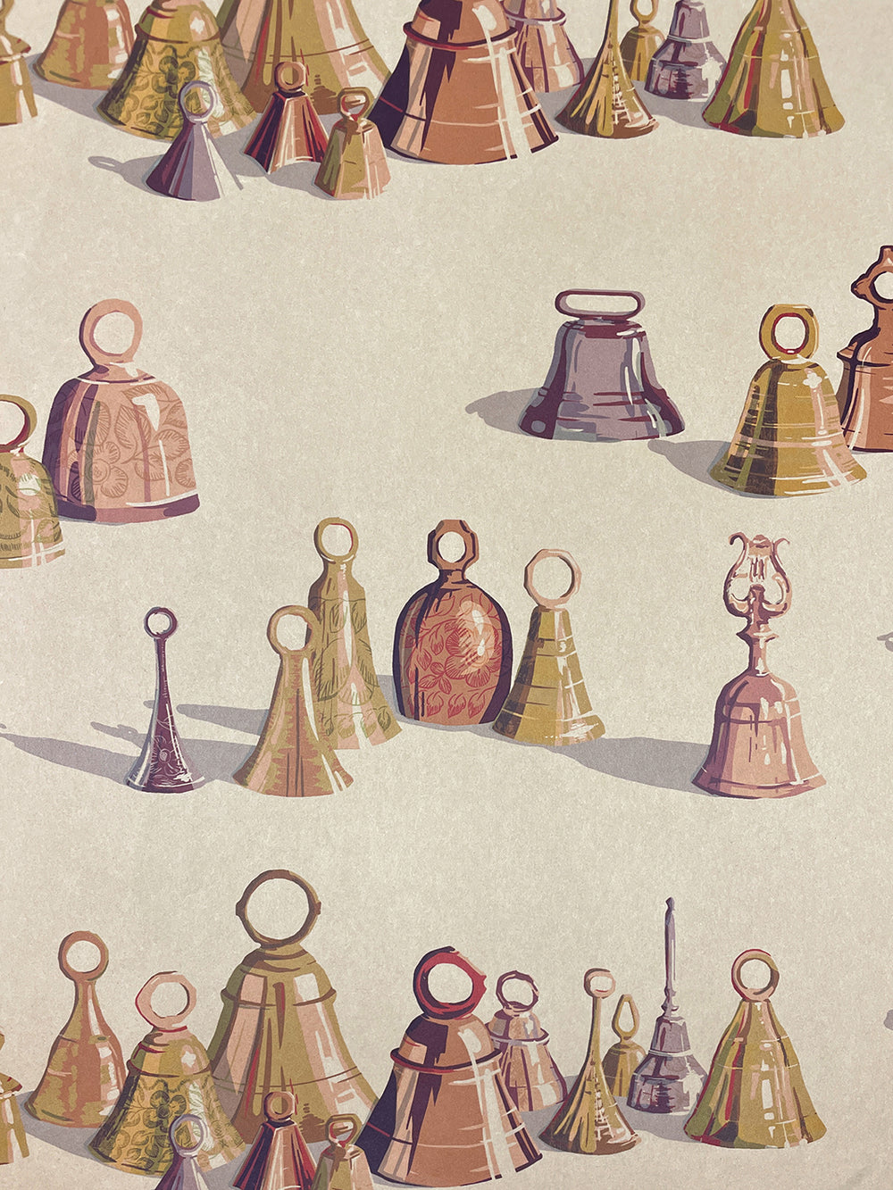 all the bells kraft wallpaper by sarah jessica parker natural