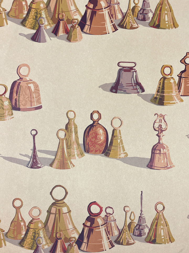 all the bells kraft wallpaper by sarah jessica parker natural