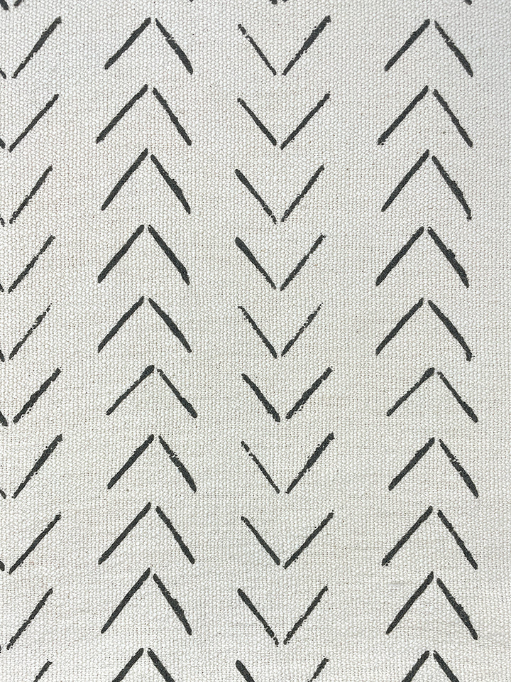 fabric by the yard arrows black on california cotton