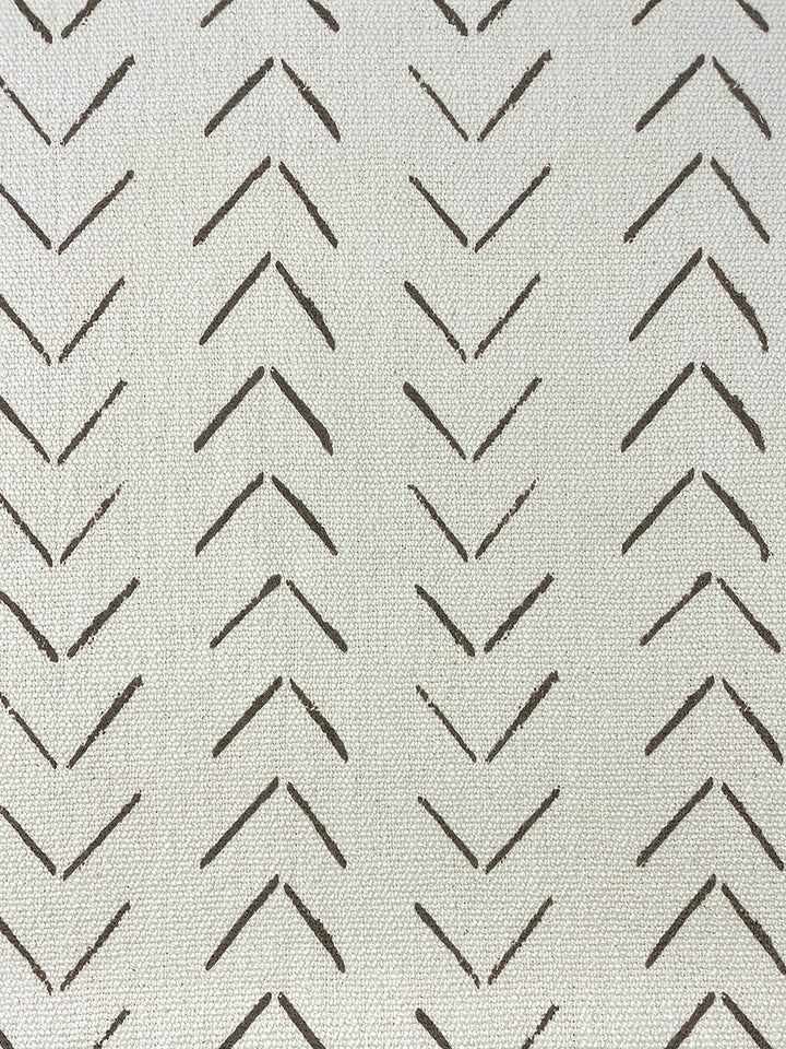 fabric by the yard arrows chocolate on california cotton