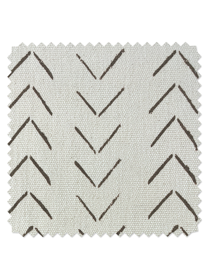 fabric by the yard arrows chocolate on california cotton