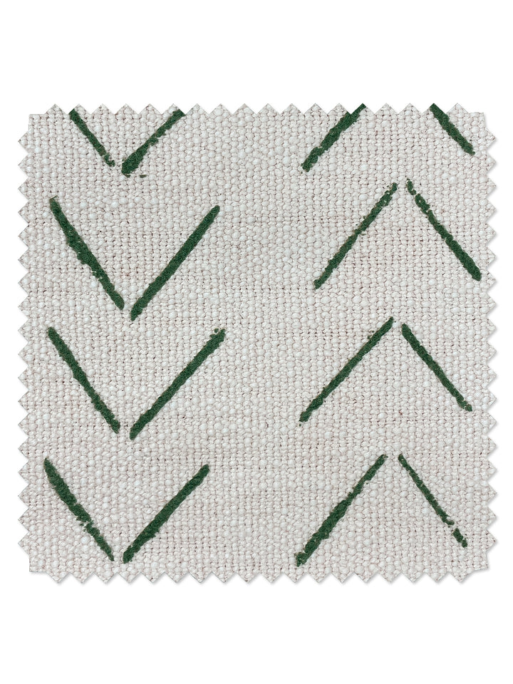 fabric by the yard arrows green on california cotton