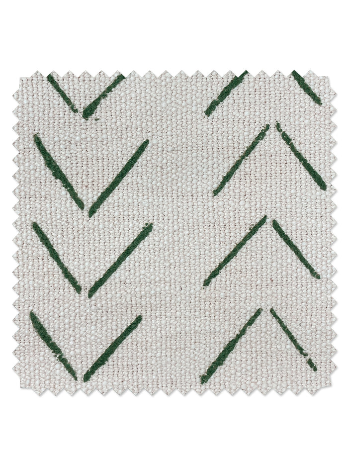 Tissu au mètre – Flèches – Vert sur coton californien