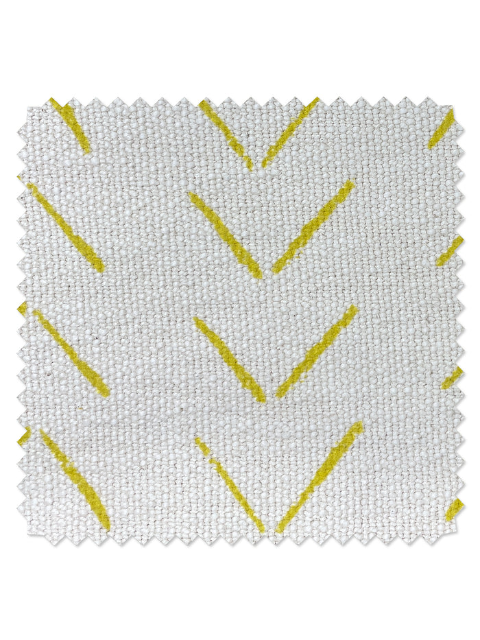 Tissu au mètre – Flèches – Jaune sur coton californien