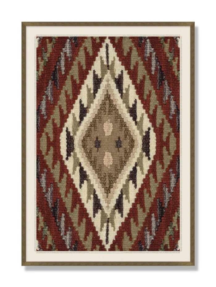 'Antique Kilim' by Nathan Turner Framed Art
