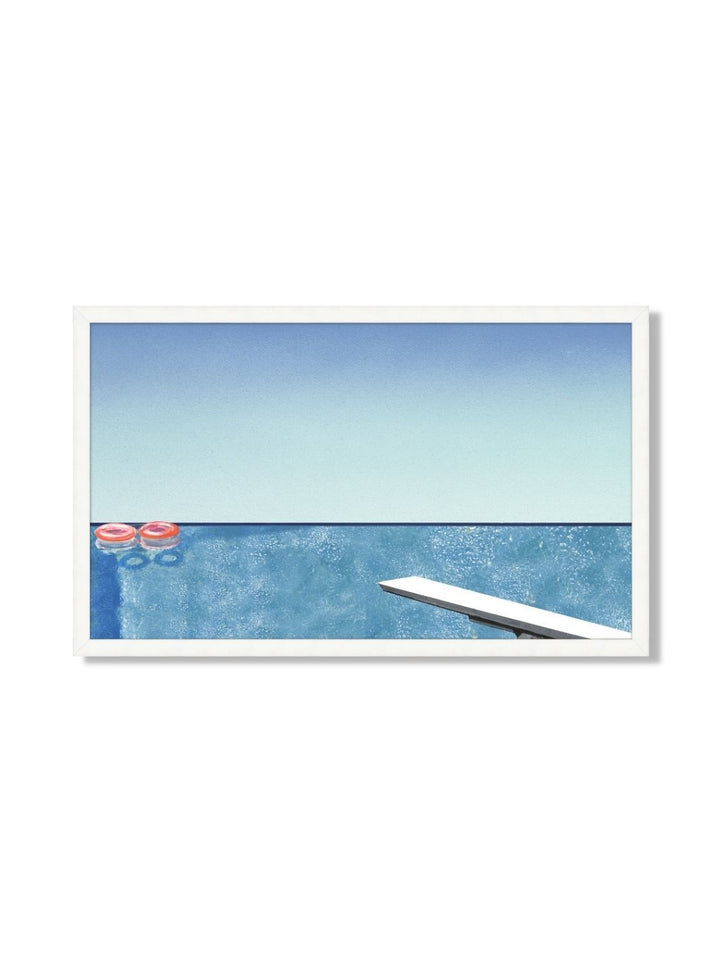 'Palm Springs Pool' by Nathan Turner Framed Art