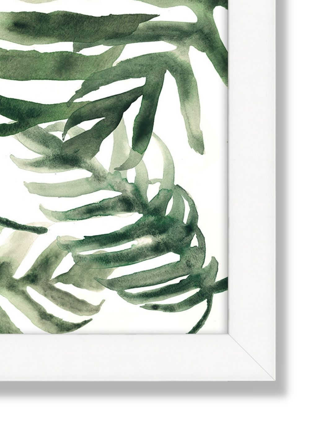 'Watercolor Foliage' Framed Art