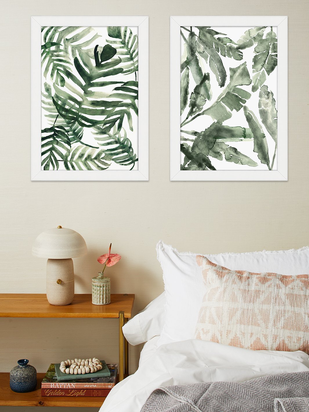 'Watercolor Foliage' Framed Art