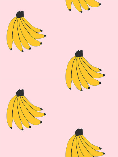 'Bananas' Wallpaper by Tea Collection - Ballet Slipper