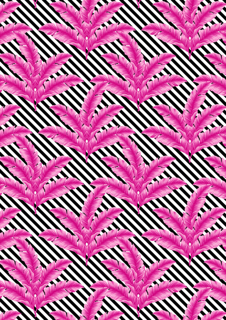Barbiestyle™ Isla Palm Gift Wrap - 219 Barbie™ Pink & Black