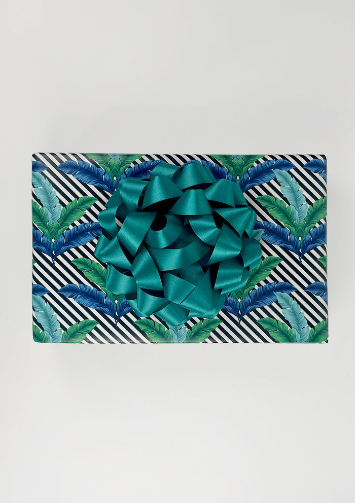 Barbiestyle™ Isla Palm Gift Wrap - Azul & Verde