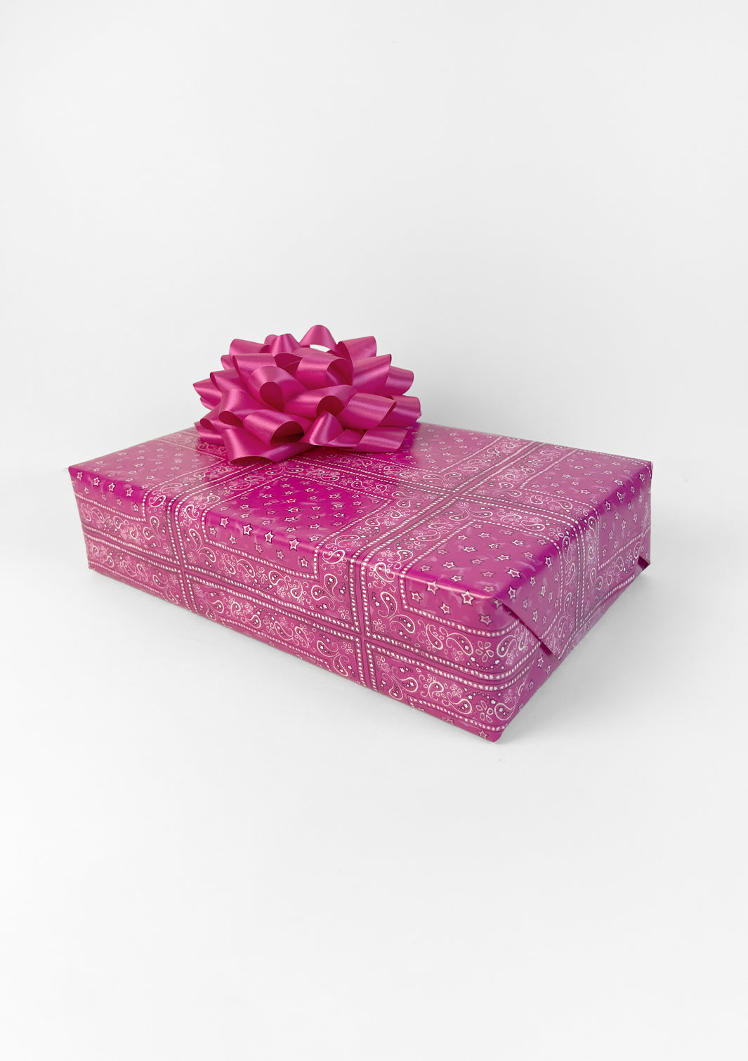 Barbie™ Bandana Check Gift Wrap - Barbie™ Pink
