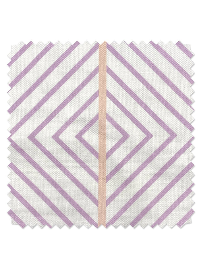 'Barbie™ Dreamhouse Diamond' Fabric by Barbie™ - Lavender Peach