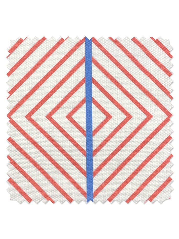 'Barbie™ Dreamhouse Diamond' Fabric by Barbie™ - Watermelon Blue