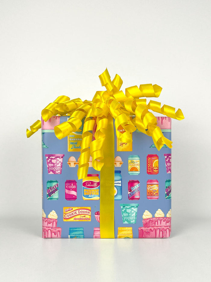 Barbie™ Pantry Toss Gift Wrap - Cornflower