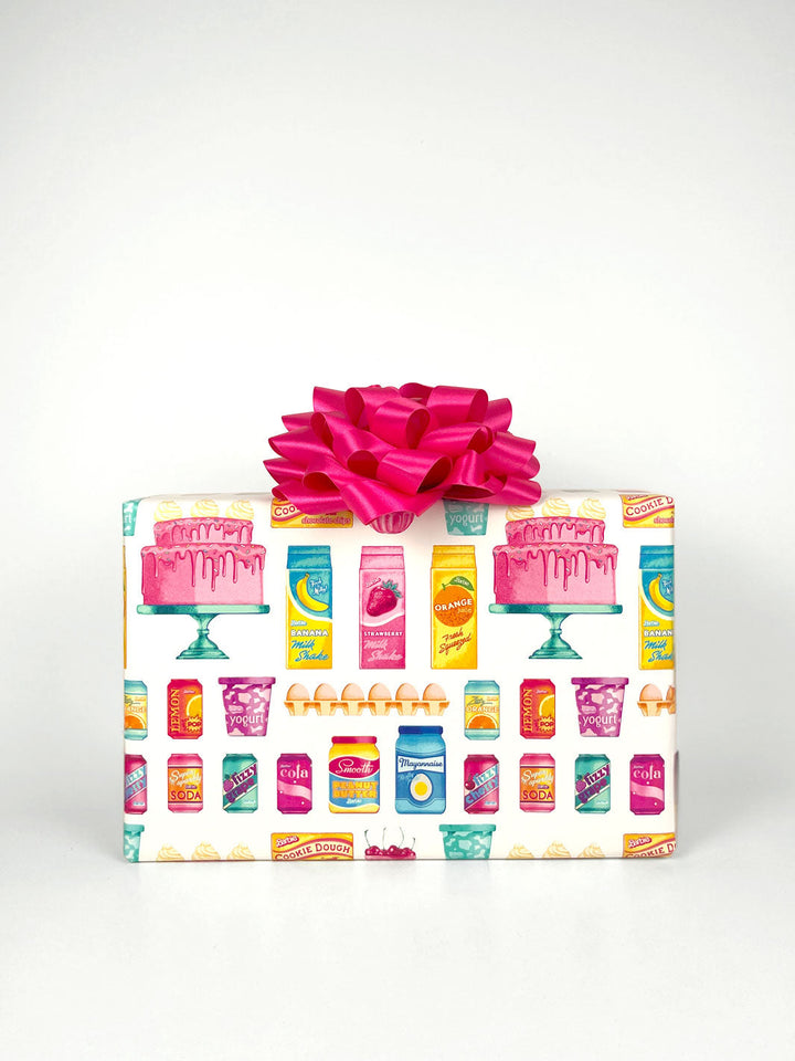 Barbie™ Pantry Toss Gift Wrap - White