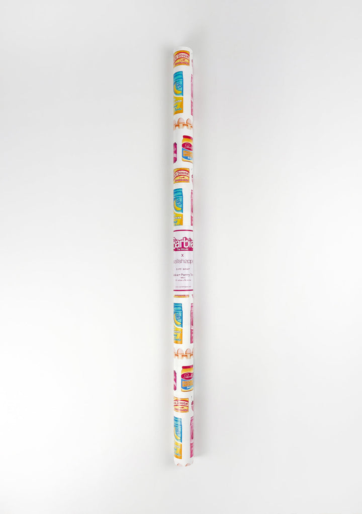Barbie™ Pantry Toss Gift Wrap - White