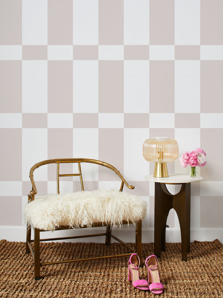 barbie-sun-check-wallpaper-by-barbie-parchment