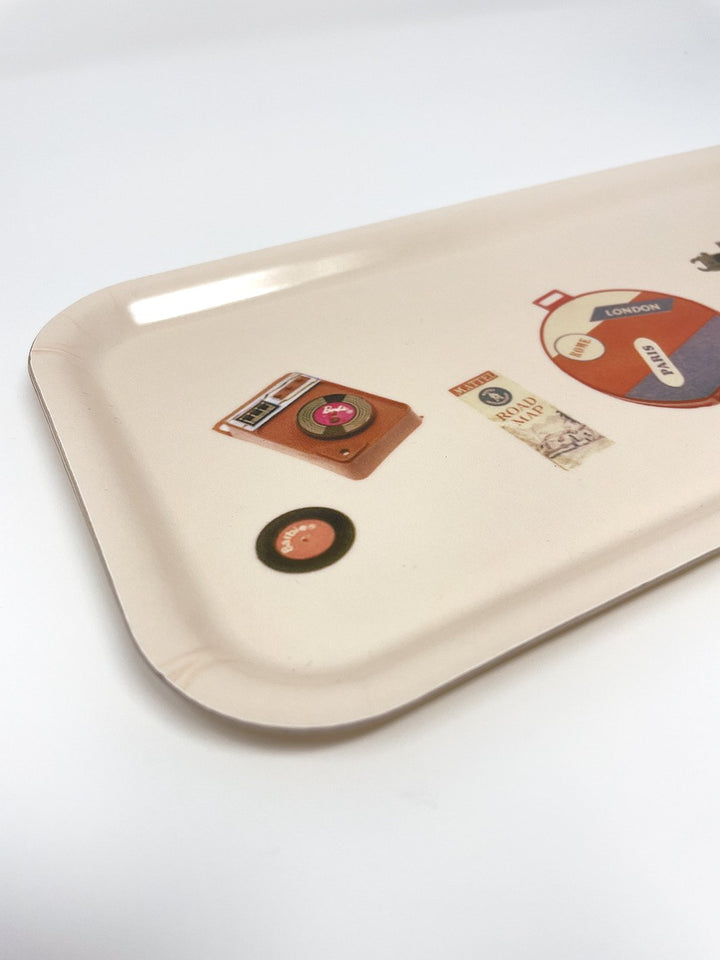 barbie x wallshoppe travel accessories vanity tray