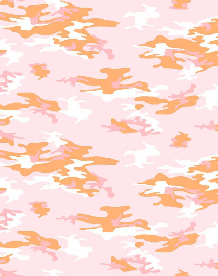 Papier peint « Camo » par Nathan Turner - Rose