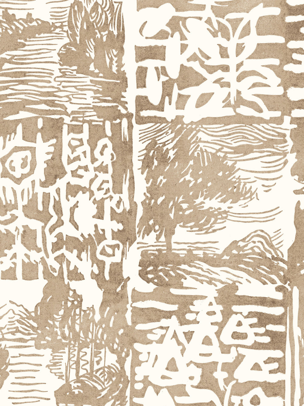 checkerboard-block-print-wallpaper-chris-benz-warm-brown