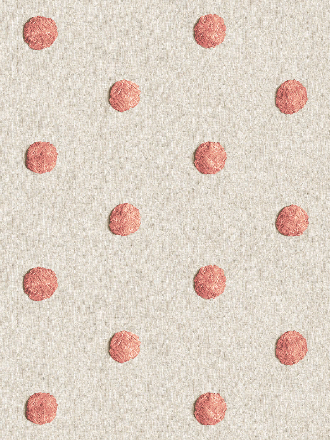 chenille-dots-large-wallpaper-chris-benz-salmon