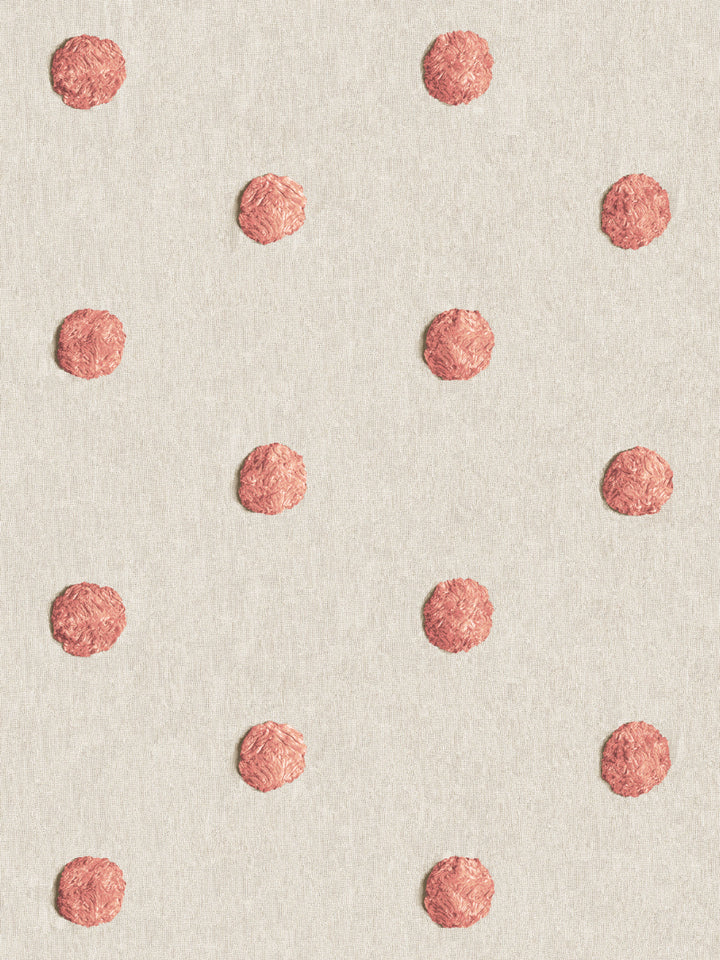chenille-dots-large-wallpaper-chris-benz-salmon
