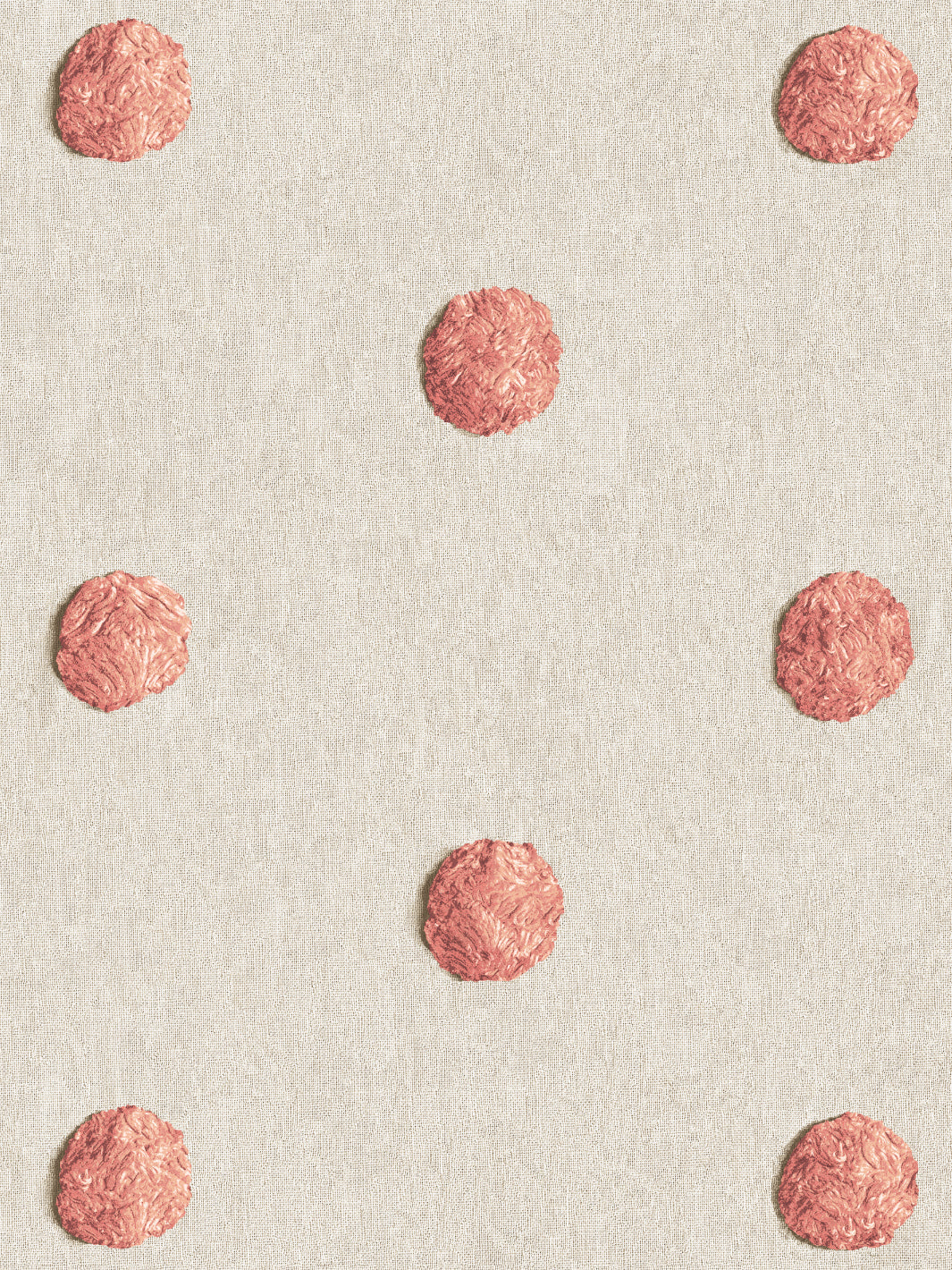 chenille-dots-large-wallpaper-chris-benz-salmon