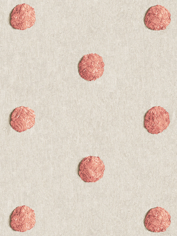 chenille-dots-large-wallpaper-chris-benz-salmon