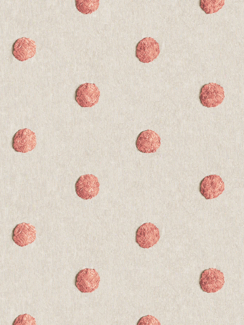 chenille-dots-small-wallpaper-chris-benz-salmon