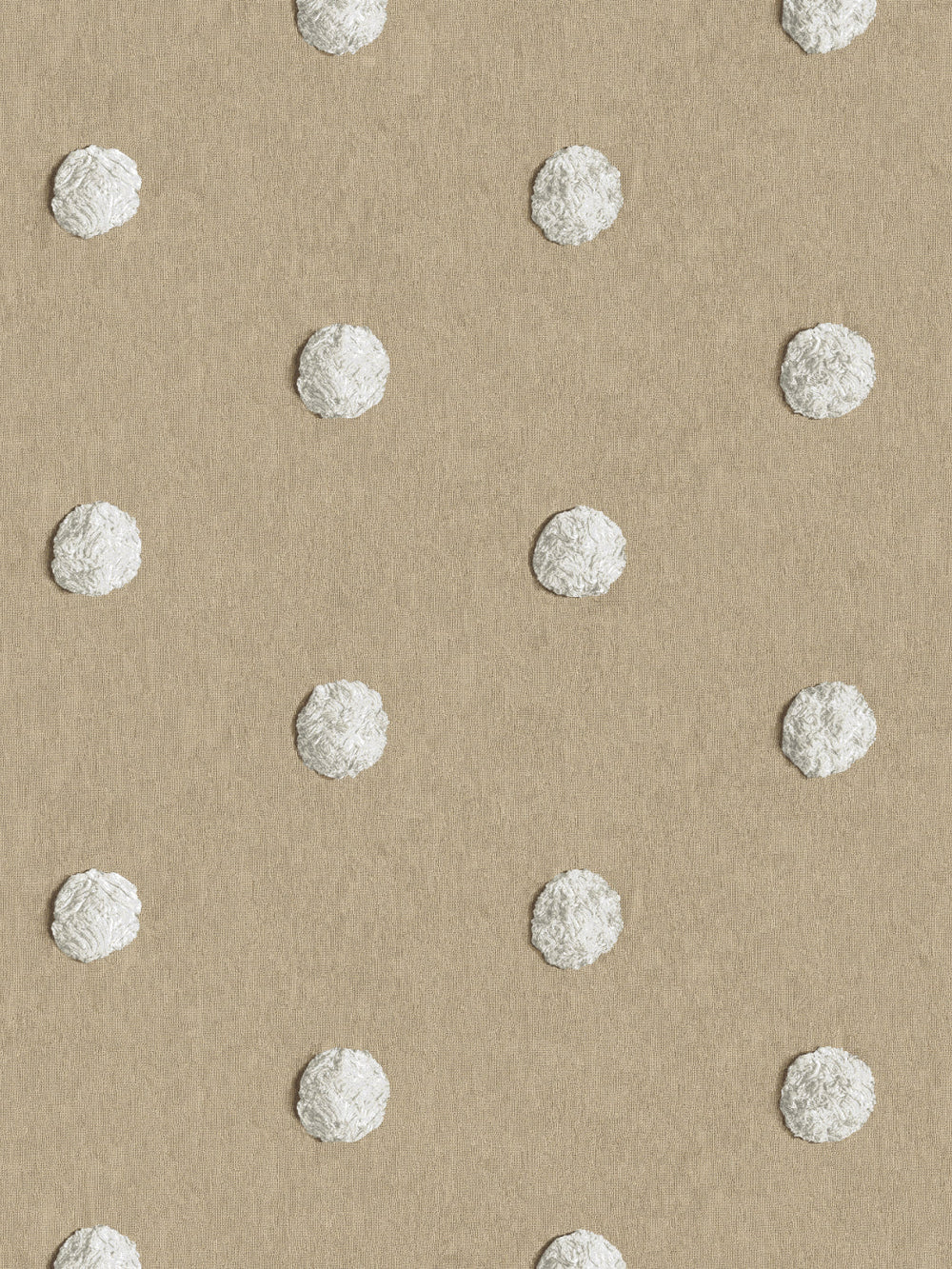 chenille-dots-small-wallpaper-chris-benz-white-on-taupe