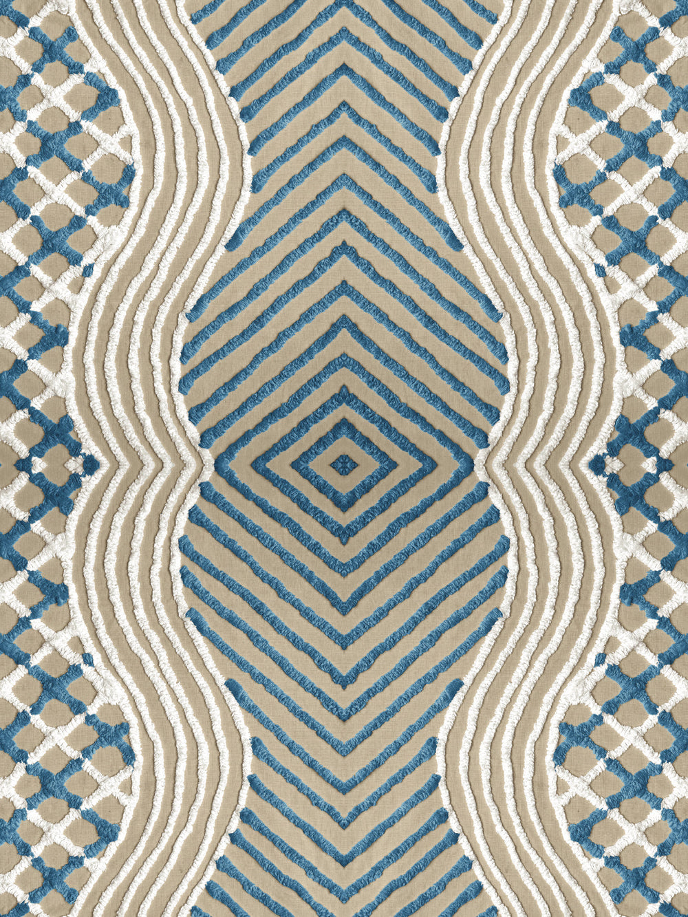 chenille-stripe-wallpaper-chris-benz-blue-on-taupe