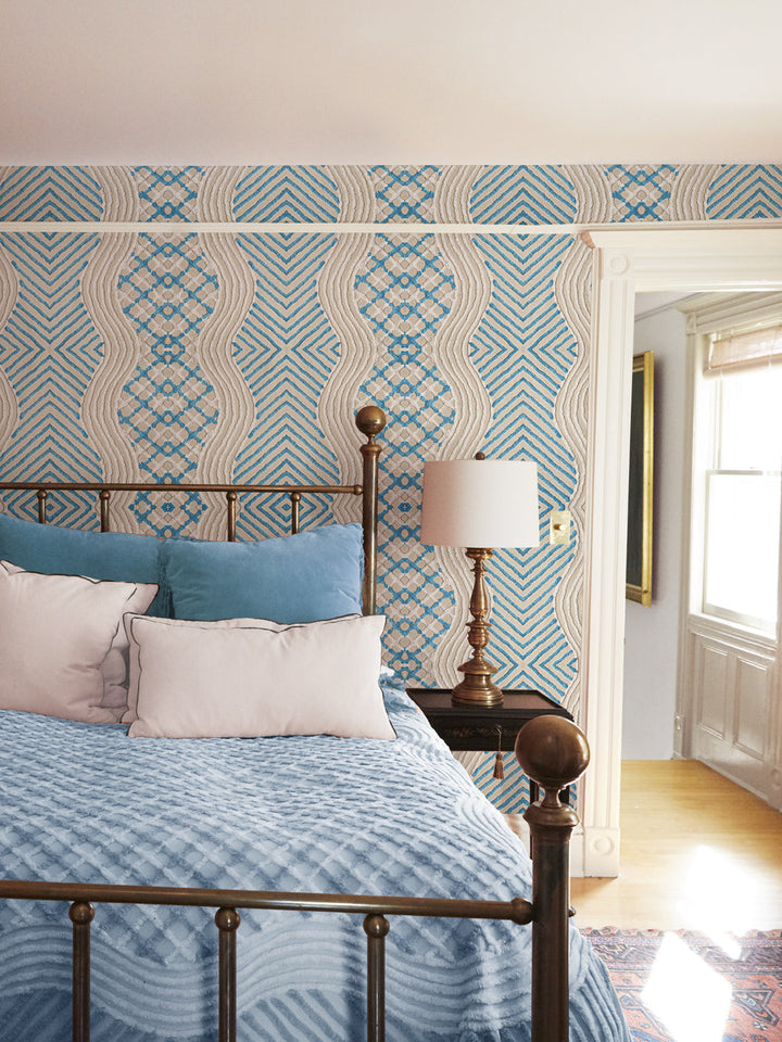 chenille-stripe-wallpaper-chris-benz-blue