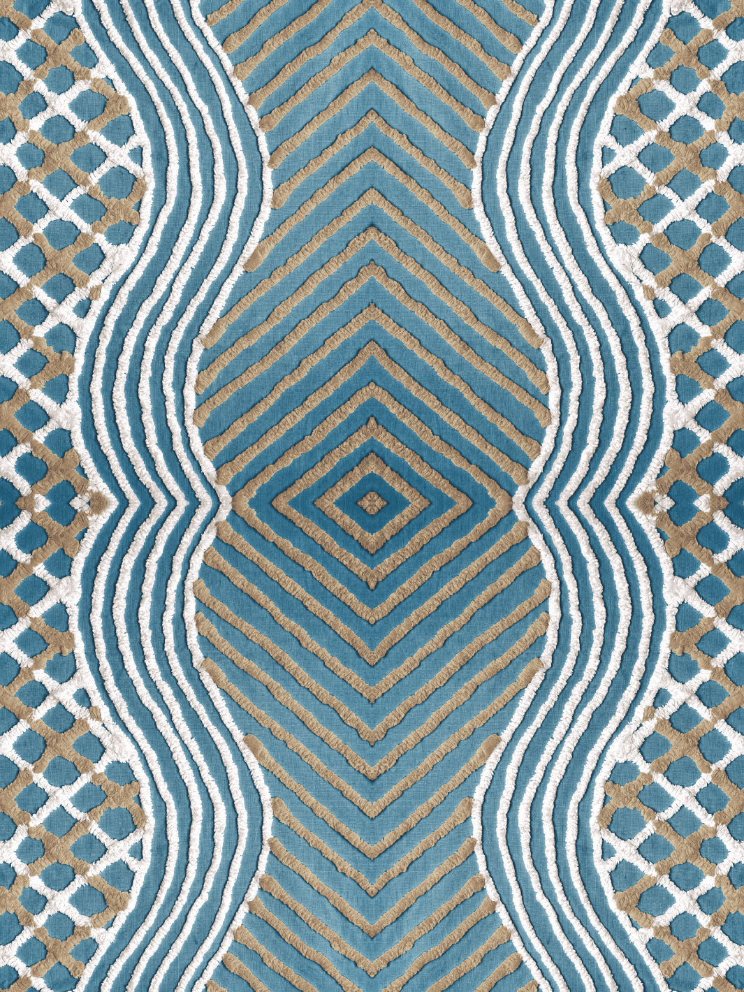 chenille-stripe-wallpaper-chris-benz-deep-blue