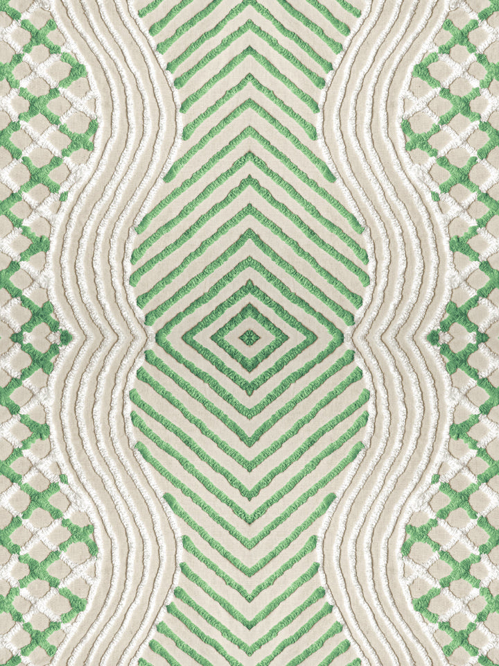 chenille-stripe-wallpaper-chris-benz-green