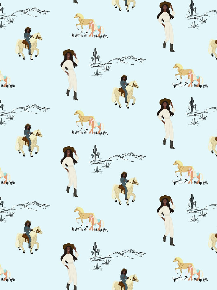 'Christie™ On The Ranch' Wallpaper by Barbie™ - Sky