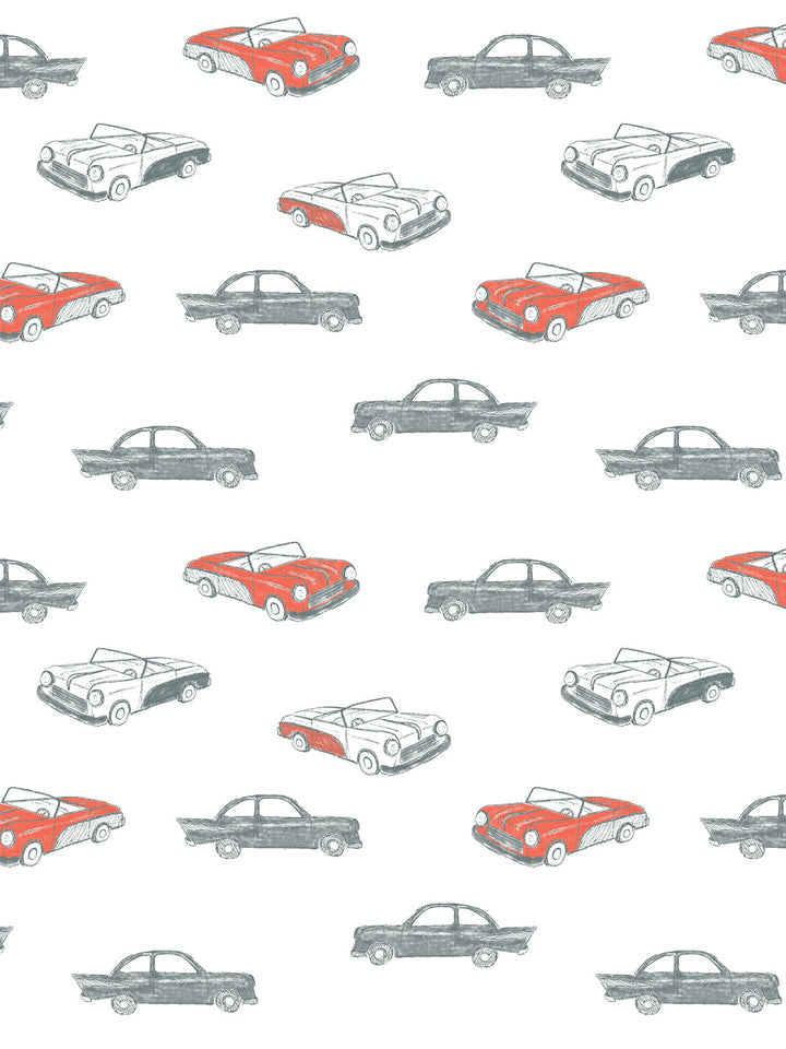 classic-cars-wallpaper-by-tea-collection-retro-red