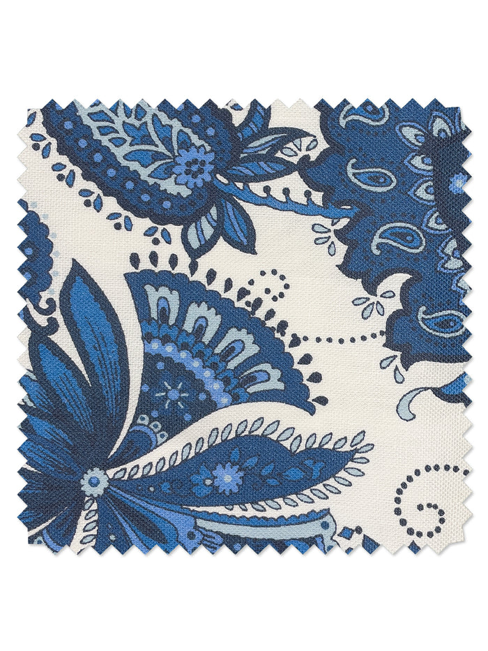 'Darling Nikki' Linen Fabric by Wallshoppe - Natural