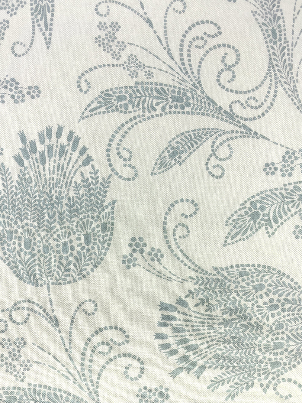 fabric by the yard dear prudence silver on linen