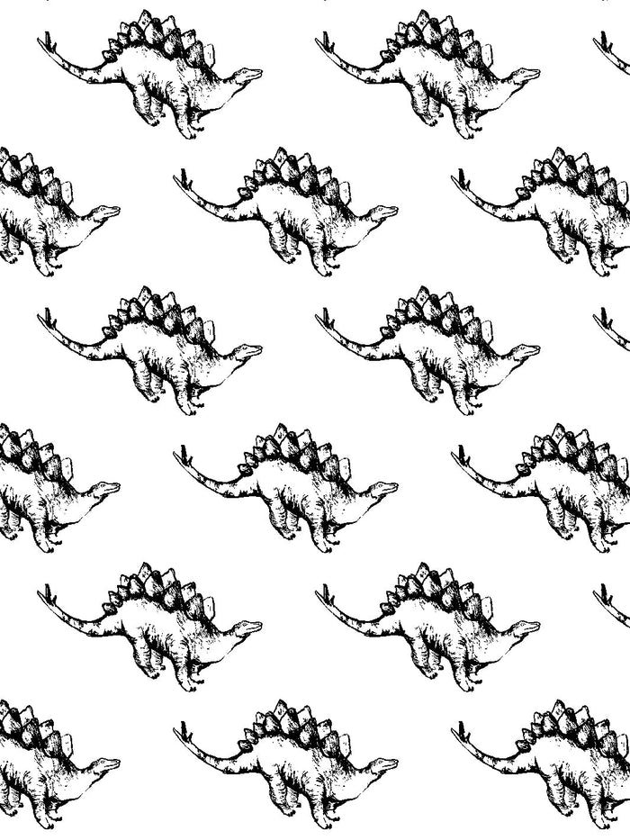 'Dinos' Wallpaper by Tea Collection - Onyx