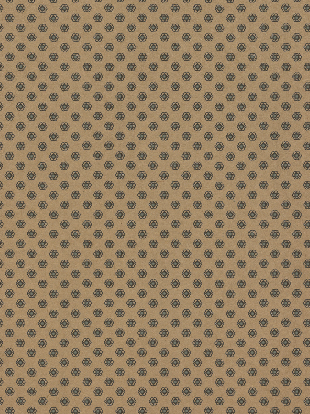 ditsy flower kraft wallpaper chris benz black blue