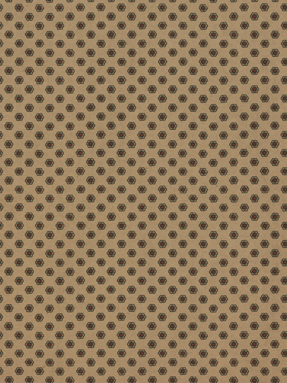 ditsy flower kraft wallpaper chris benz blue red