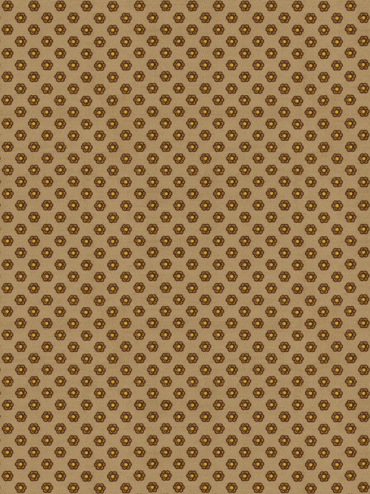 ditsy-flower-wallpaper-chris-benz-gold-on-brown