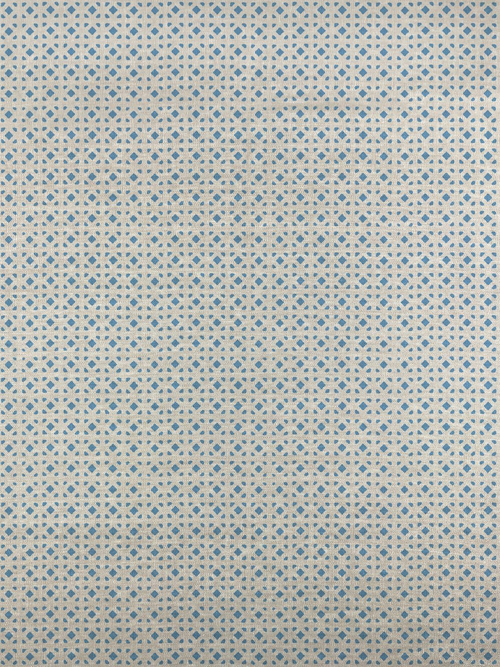 fabric by the yard barbie dreamhouse breezeblocks blue
