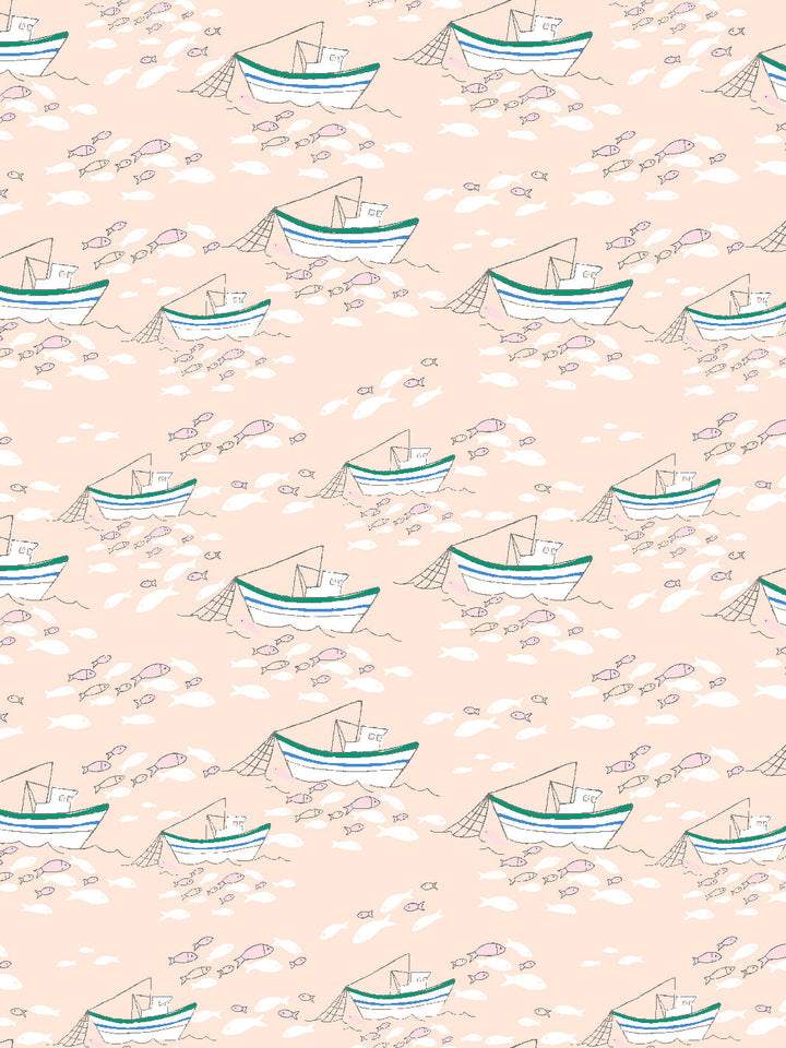 fishing-boats-wallpaper-by-tea-collection-peach