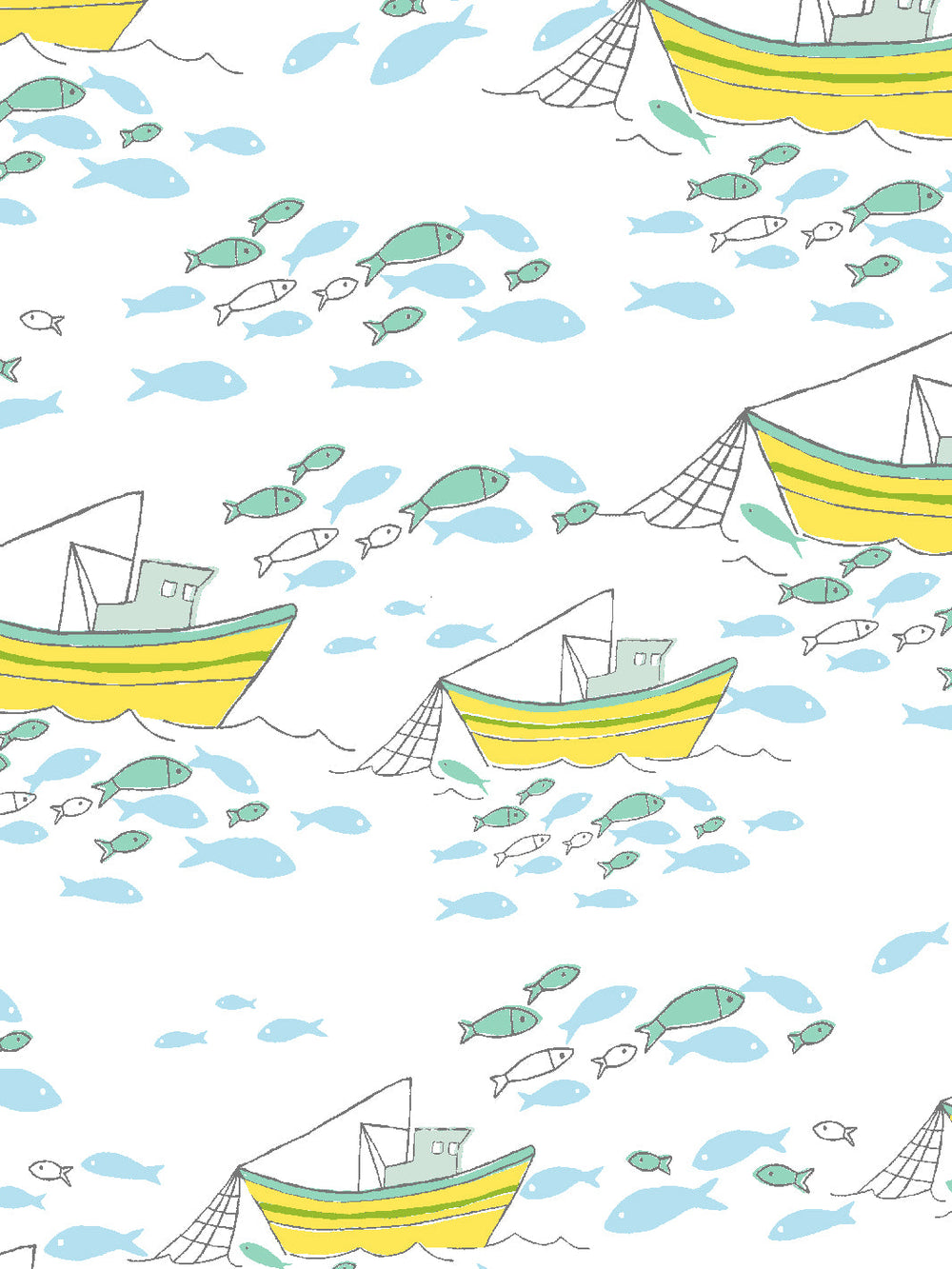fishing-boats-wallpaper-by-tea-collection-white